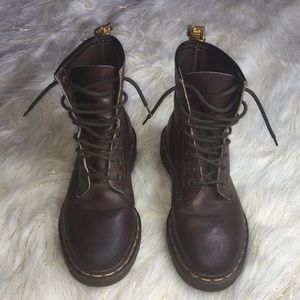 8 Eye Dr. Martens Brown Boots